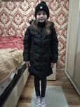 Зимова куртка, пуховик Girls Rule, на 130-144 см, вік 9-12 по років