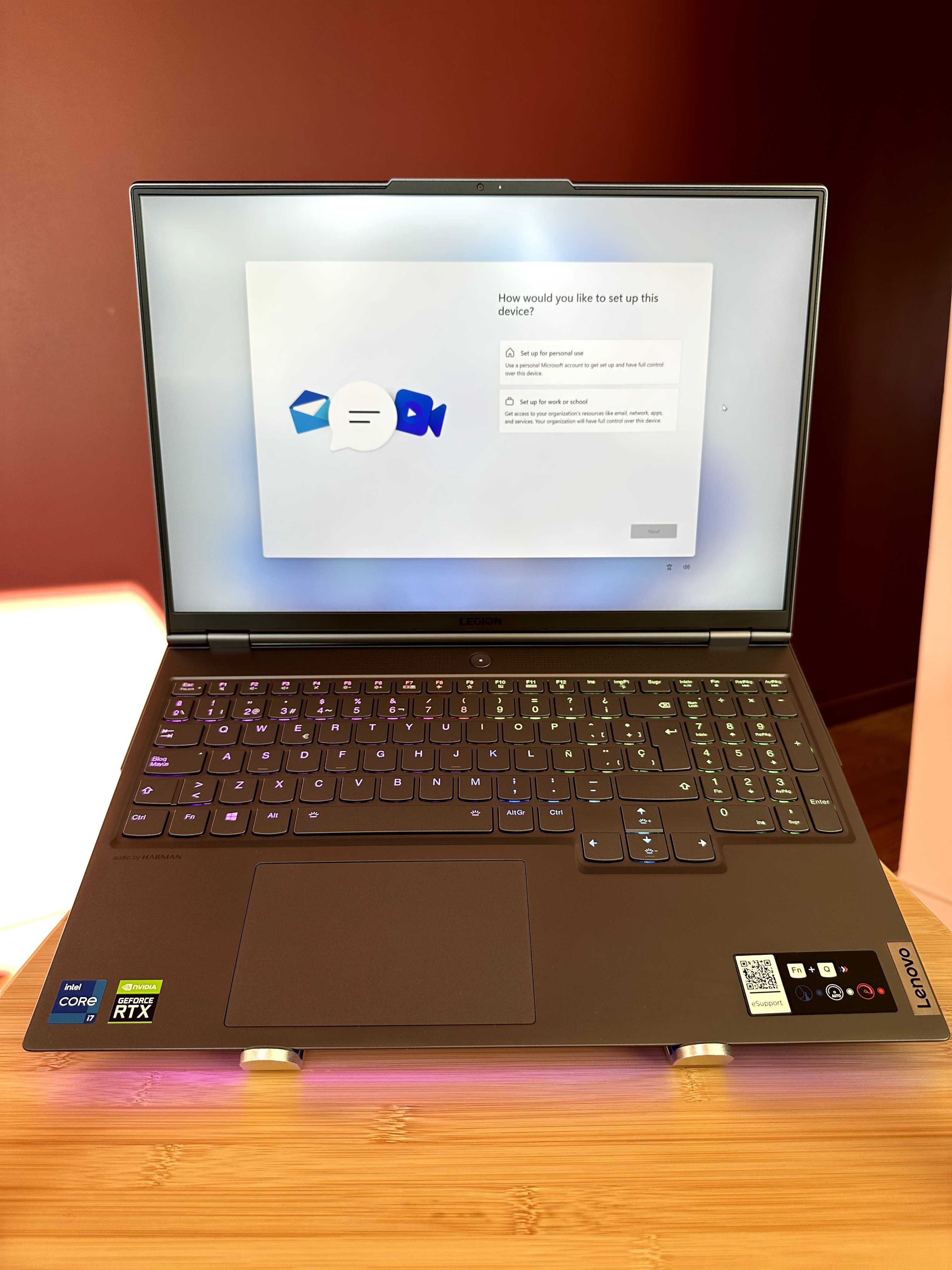 Lenovo Legion 7 16ITHg6 Intel Core i7-11800H/32GB/1TB SSD/RTX 3080/16"