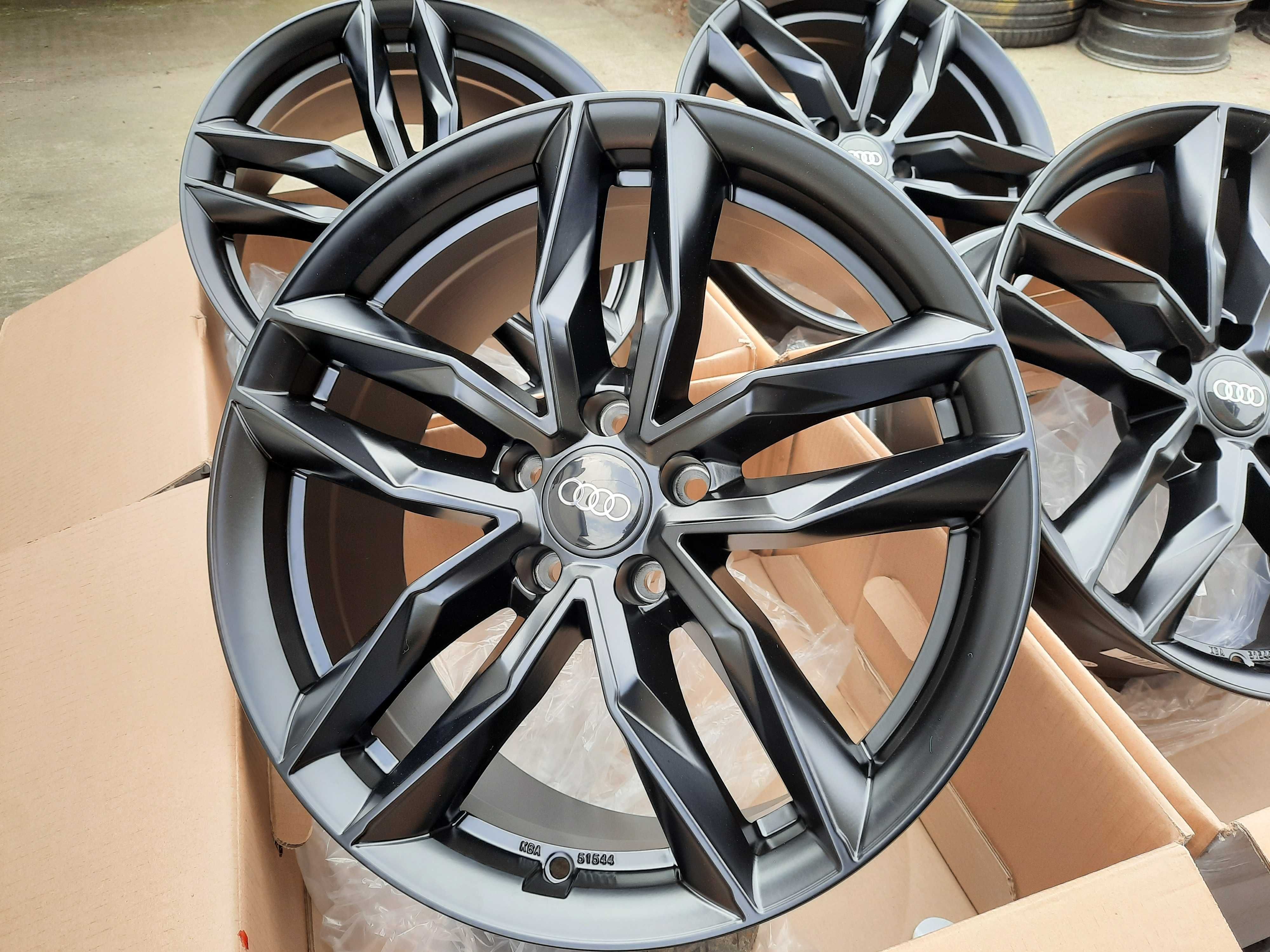 Alufelgi NOWE 18 AUDI 5x112 A3 A4 B6 B7 B8 B9 A6 C5 C6 Q3 TT BLACK RS3