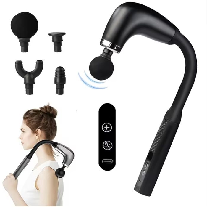 Masażer do mięśni LCD Czarny