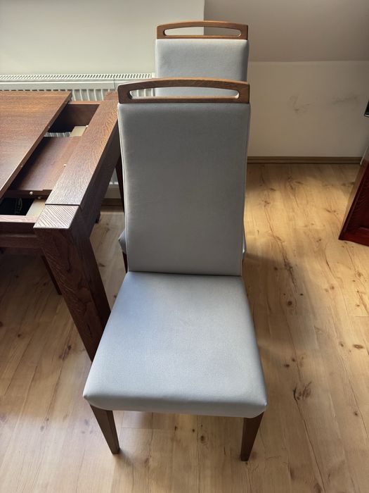 Krzesła Klose 6 sztuk. Lite drewno dąb i carnabu