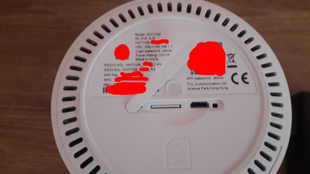Router 4G LTE Alcatel HH71VM 2x TS9 na karte sim WiFi 5GHz, RJ45