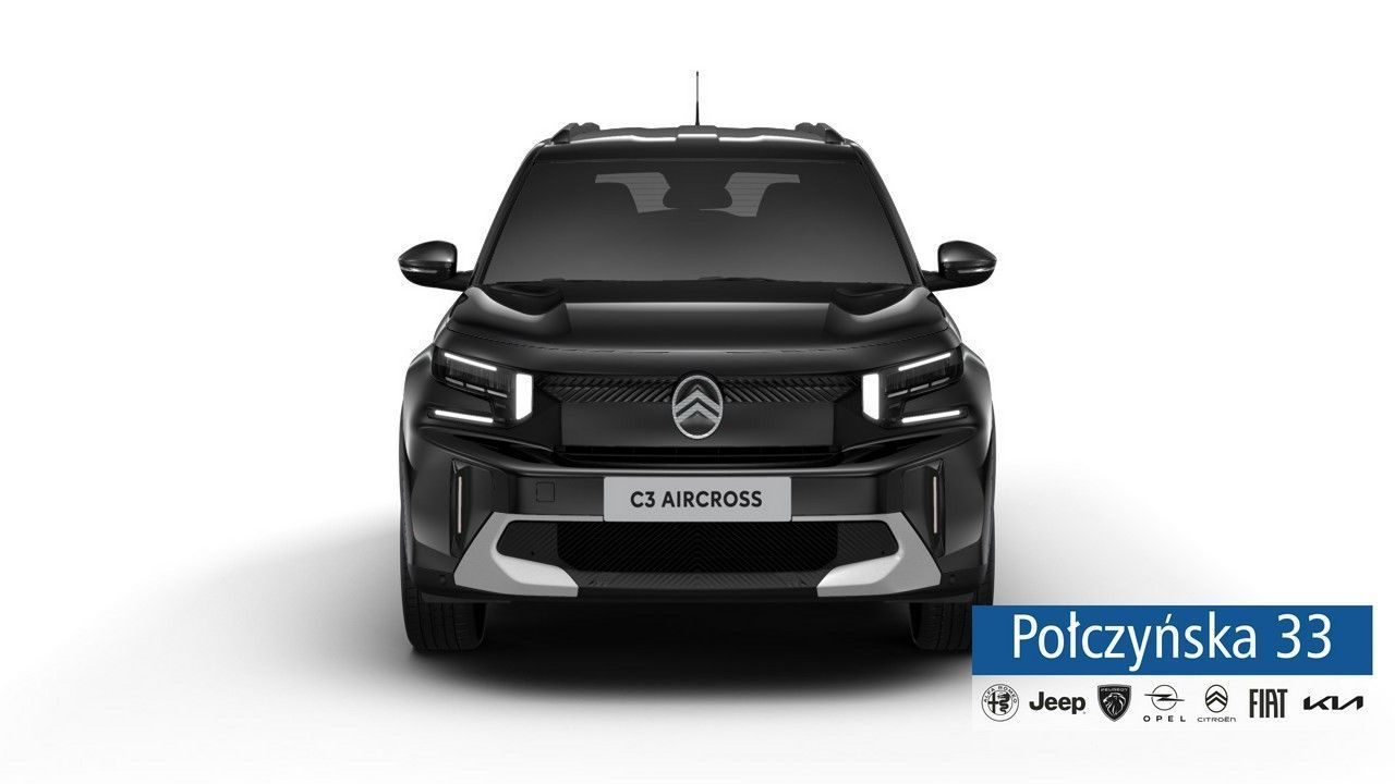 Citroën C3 Aircross 145 KM Hybrid| wersja Max |Noir Perla Nera| 8 lat gwarancji