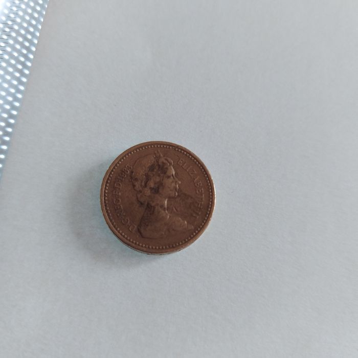 Moedas antigas Rainha Elizabeth II