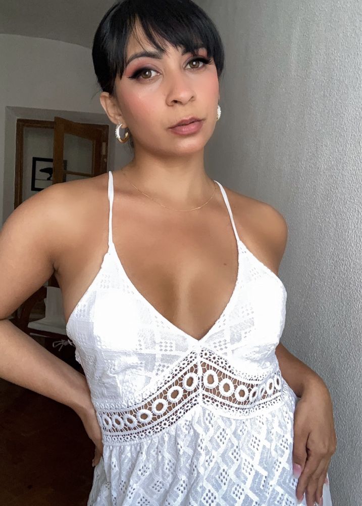 Vestido branco  lindo