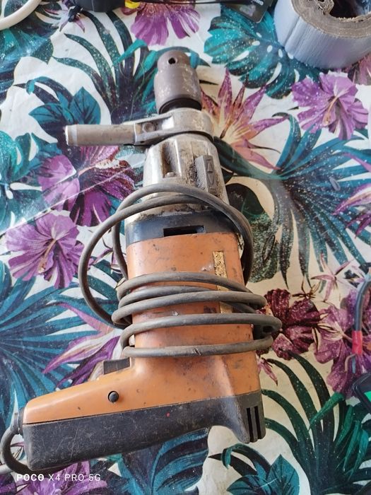 Wiertarka metalowa z czasów PRL