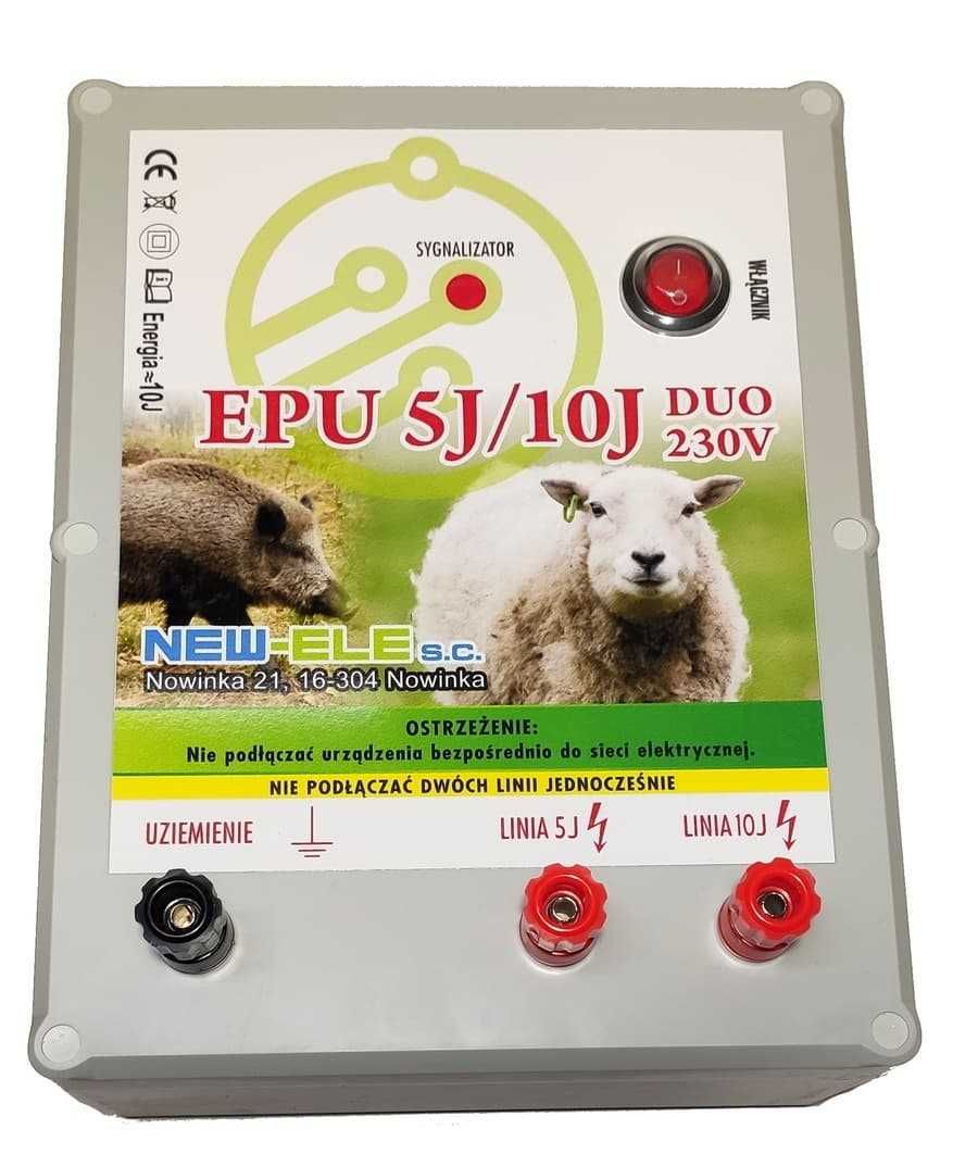 Мощный электропастух, для диких животных и овец EPU 10J DUO 220V