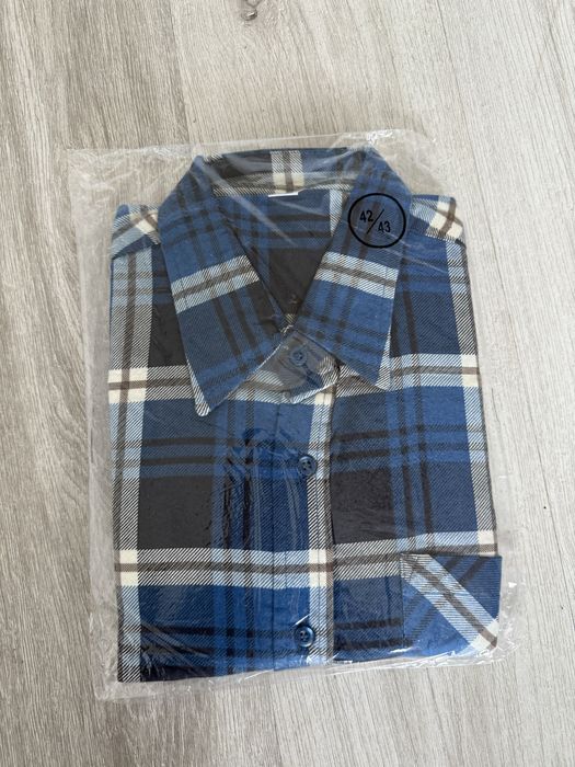 Męska robocza koszula flanelowa