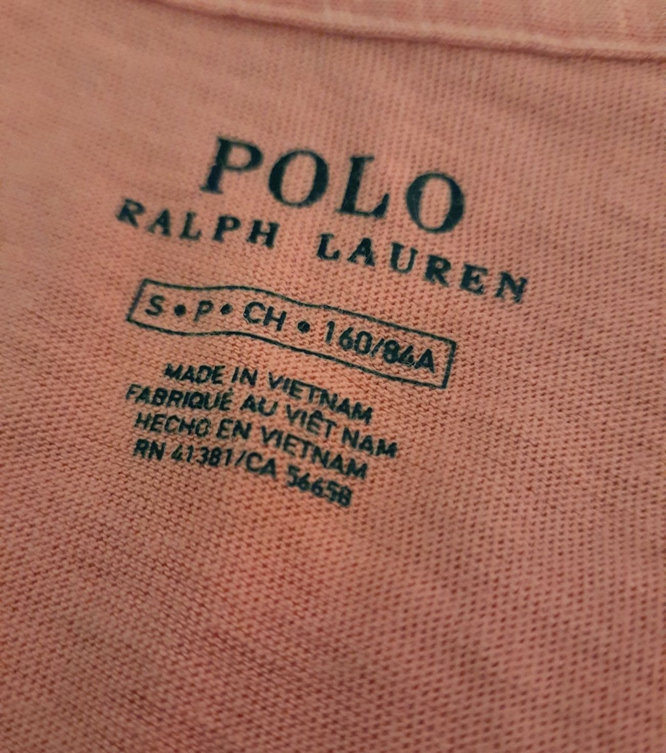 Koszulka T-Shirt Ralph Lauren S Różowa