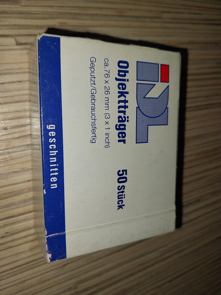 Szkiełka Mikroskopowe podstawowe 76 x 26 mm- 50 szt.