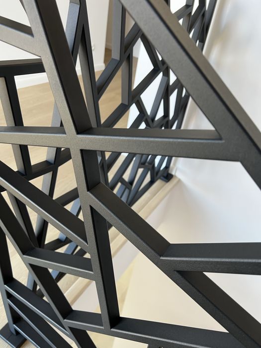 Balustrada ażurowa nowoczesna loft wewnętrzna schodowa