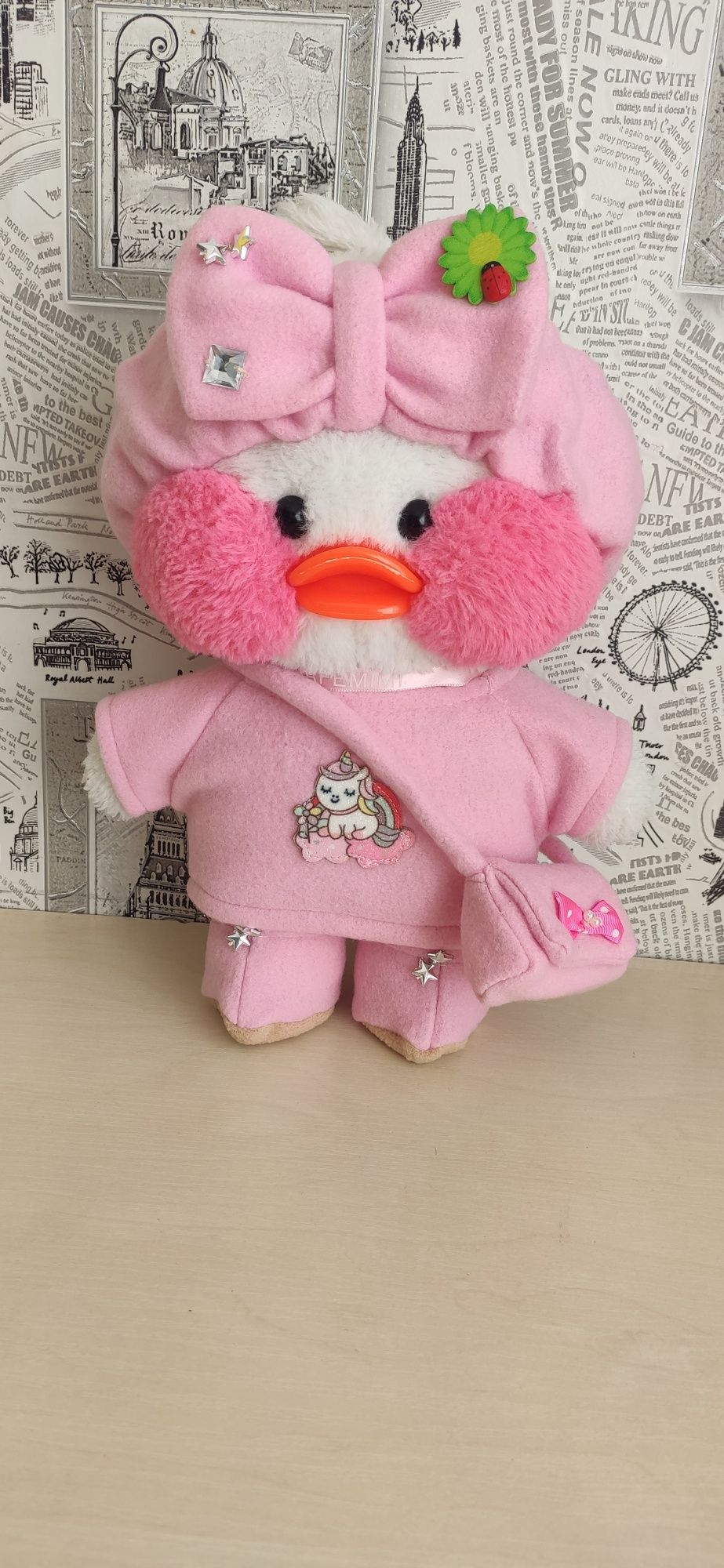 Новорічний одяг для качечок лалафан. Lalafanfan качка