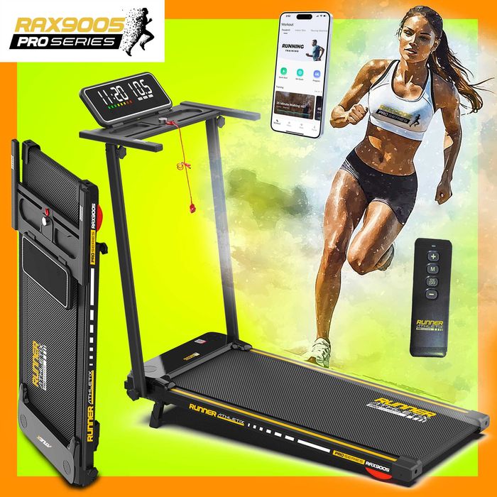 Bieżnia elektryczna składana 12kmh Cicha Rehabilitacyjna RAX9005