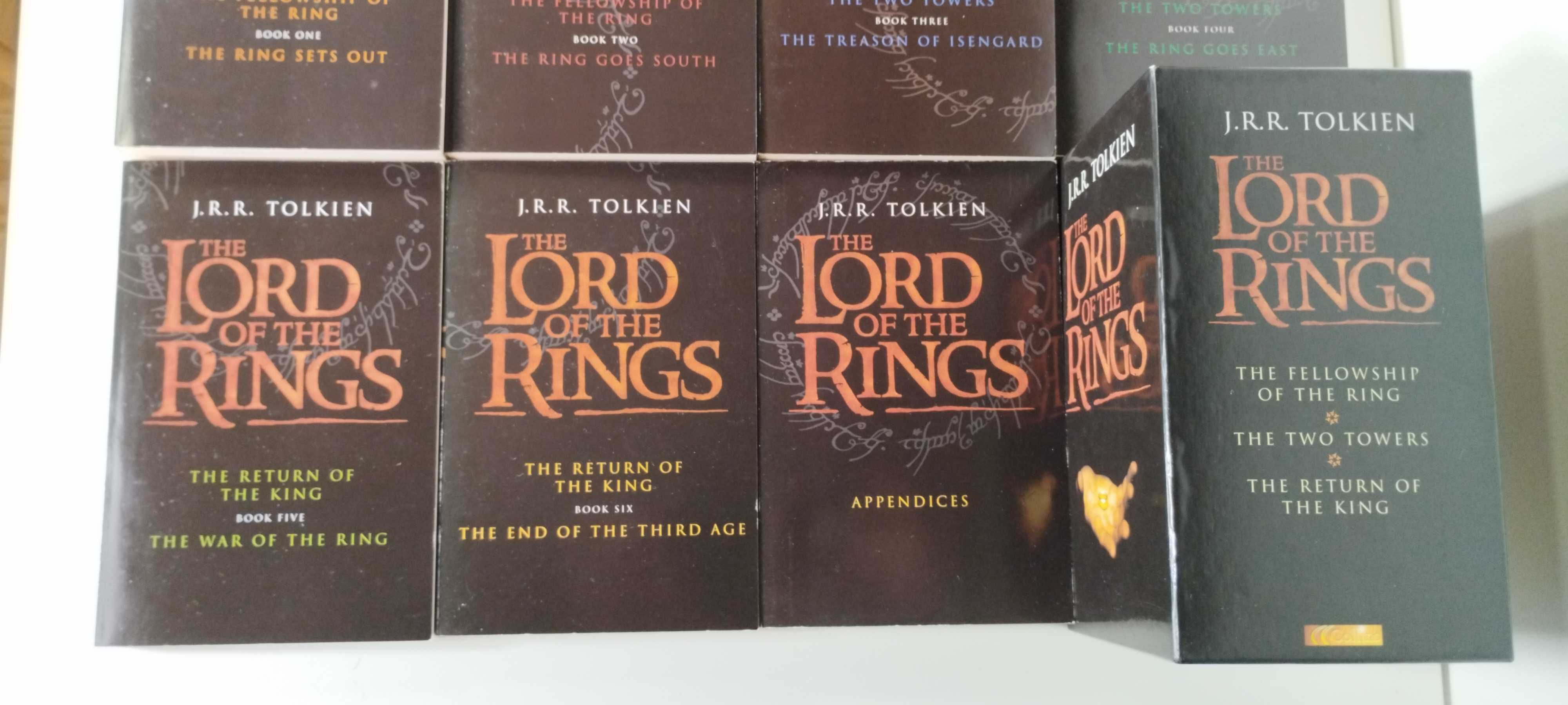 The Lord of the Rings: Tolkien - 7 volumes com caixa