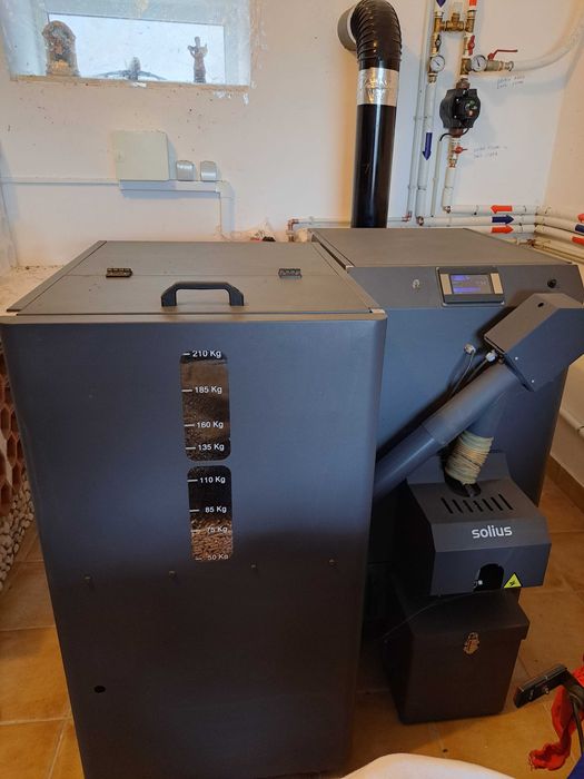 Caldeira de aquecimento a pellets