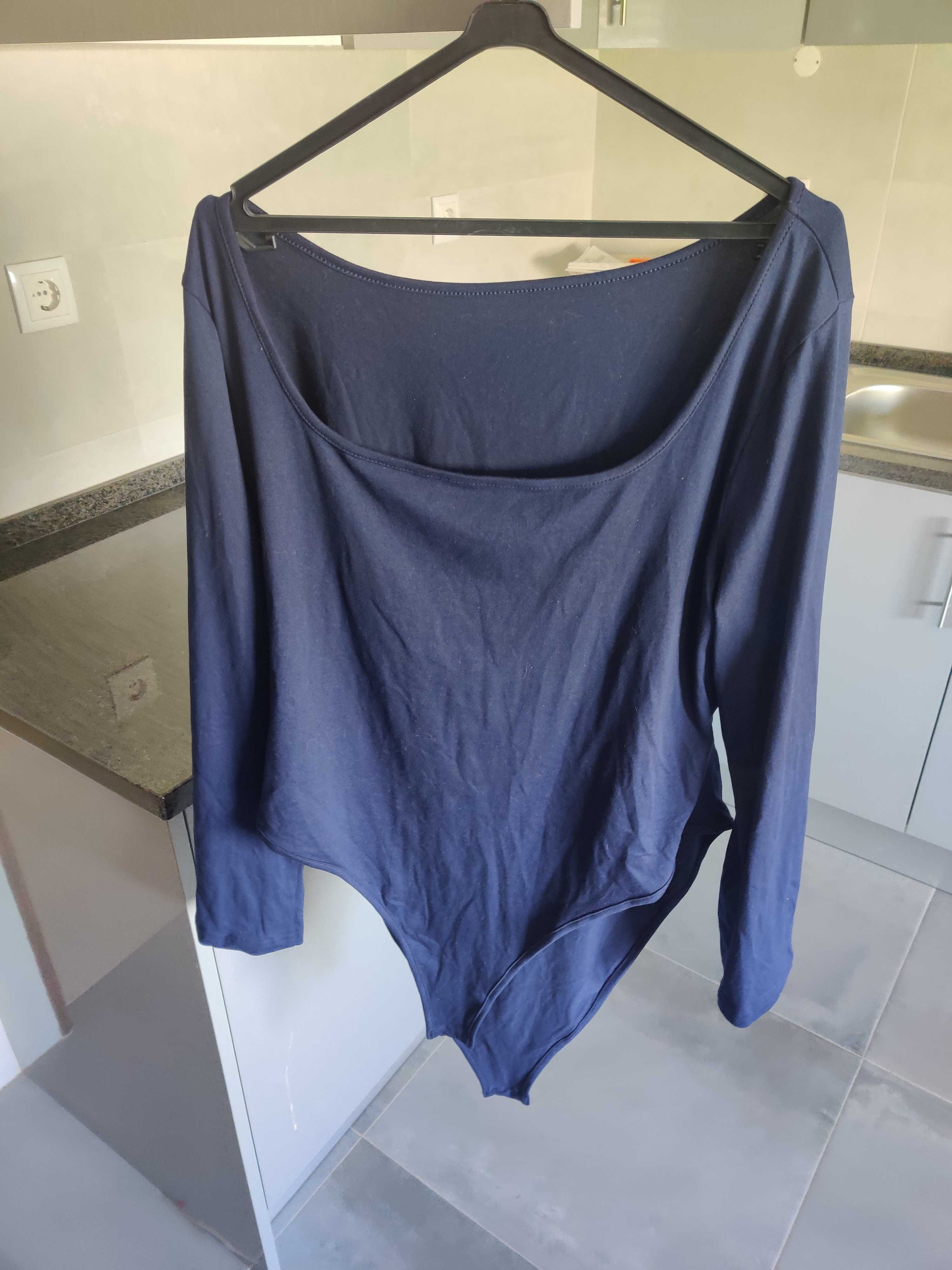 Body senhora azul
