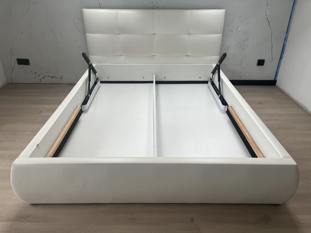 Łóżko tapicerowane do sypialni 160x200 glamour nowoczesne skandynawski