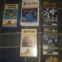 Filmes clássicos em VHS.