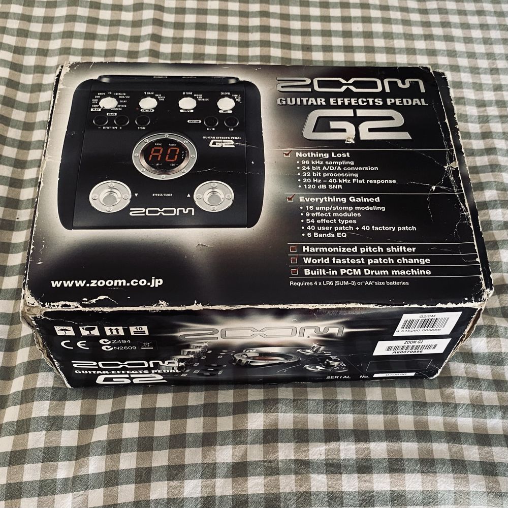 Pedal de efeitos Zoom G2