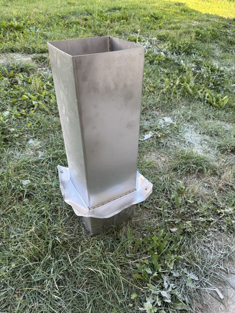 Przedłużenie komina 200x200 nasada