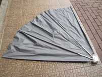 Wachlarz balkonowy markiza zasłona balkonowa 140x140 cm GRASEKAMP