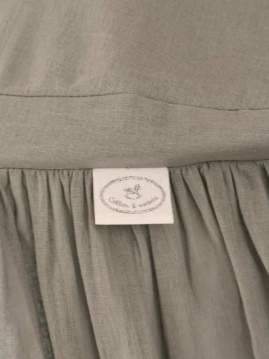 Baldachim bawełniany Cotton and Sweets szałwiowy pustynna zieleń