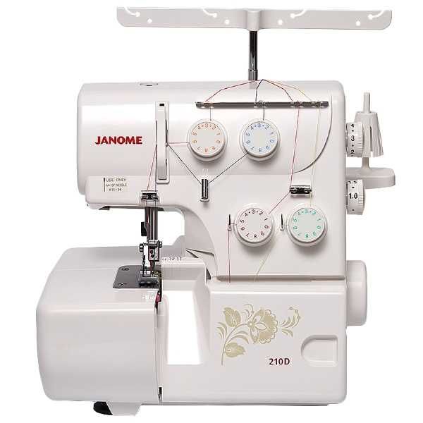 Оверлок Janome 210D + подарок