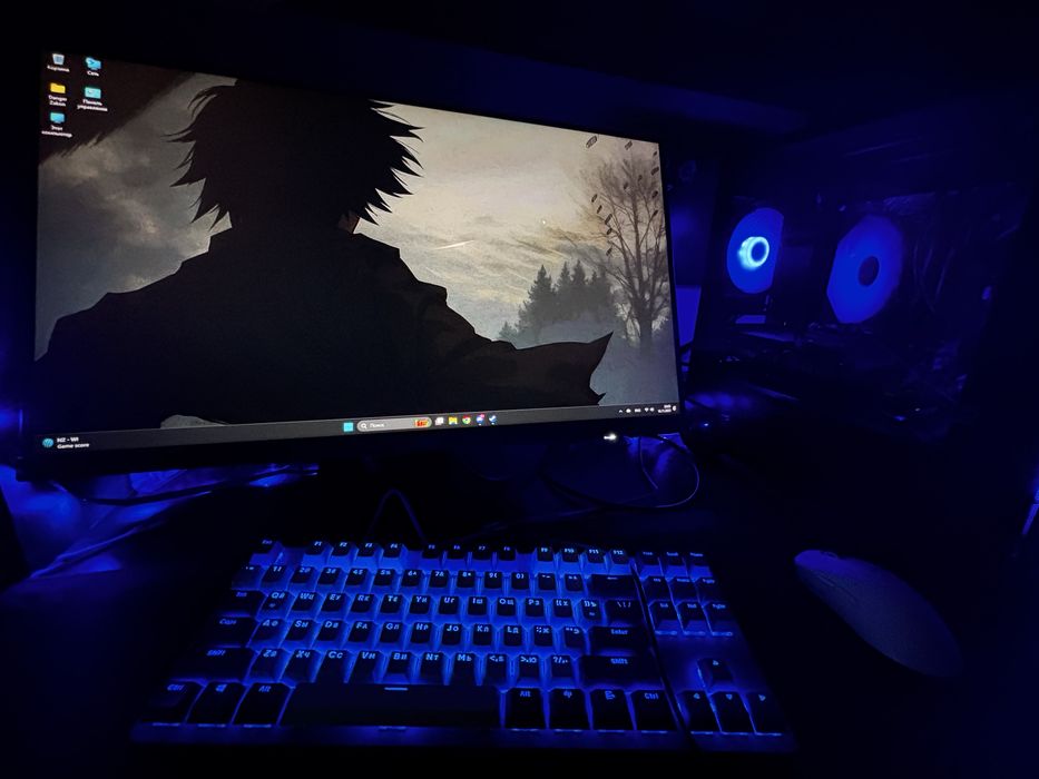 ПК 7 5700X3D / RTX 4060 Ti + Монитор 180Hz + Клавиатура + Мышь