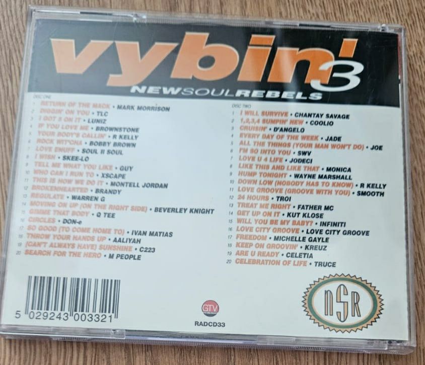 CD Vybin' 3 (2CD) (Mark Morrison,Coolio,D'Angelo,Jade,Aalyah,M People)