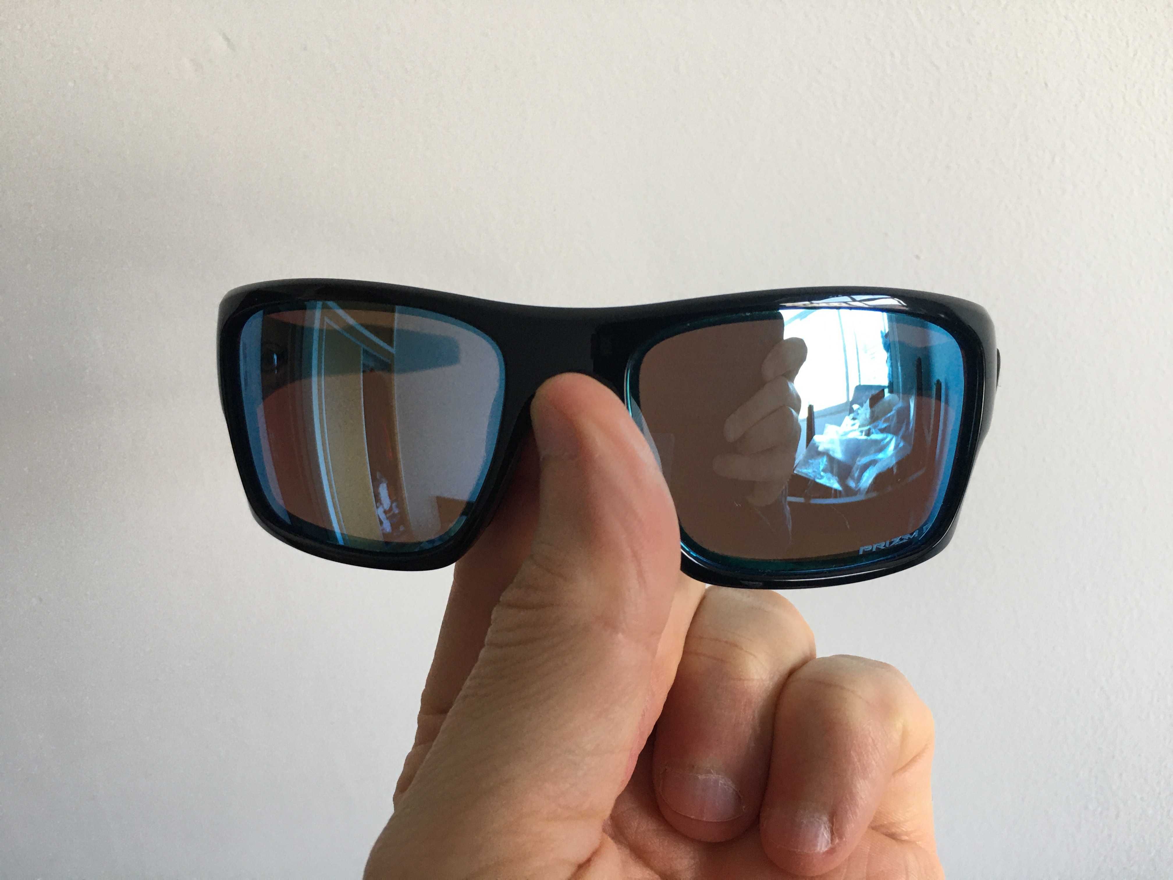 óculos originais OAKLEY TURBINE prizm polarizados azul pouco uso