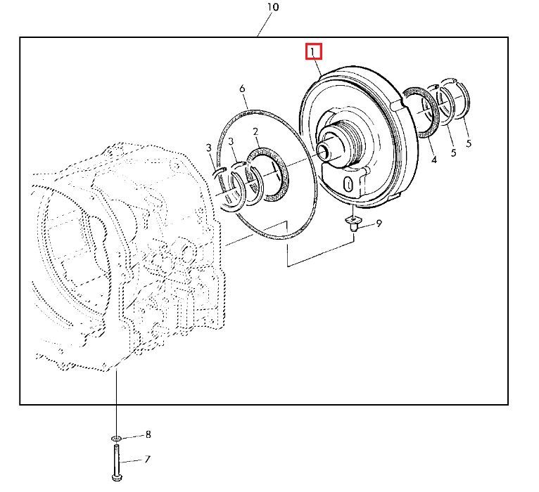 Tarcza pół biegów skrzyni PQ John Deere RE151059, 6500,6910,6320,6930