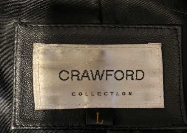 Кожанный женский пиджак Crawford