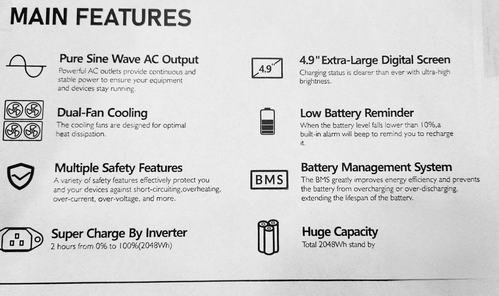 В наявності !!! Зарядна станція AFERIY P210 2048Wh wi-fi Євро
