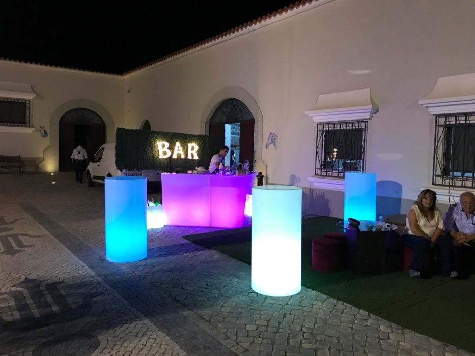 Mesa led rgb com comando