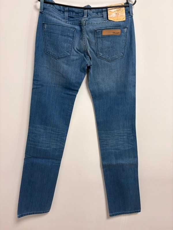 Wrangler MAE W26 L34 Damskie Jeansy Prosty Krój Denim 100% Bawełna