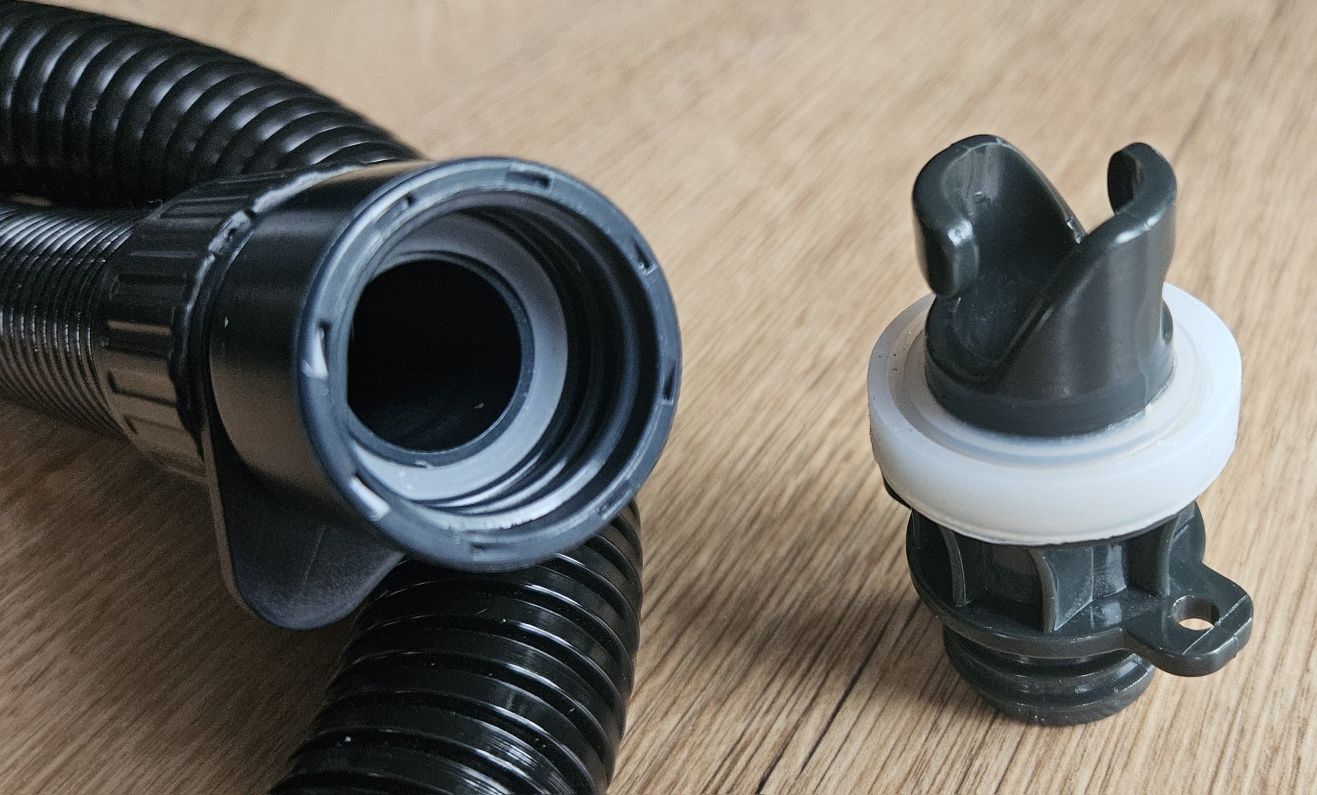 Adapter zaworu pompki elektrycznej SUP. Końcówka do węża - ponton SUP