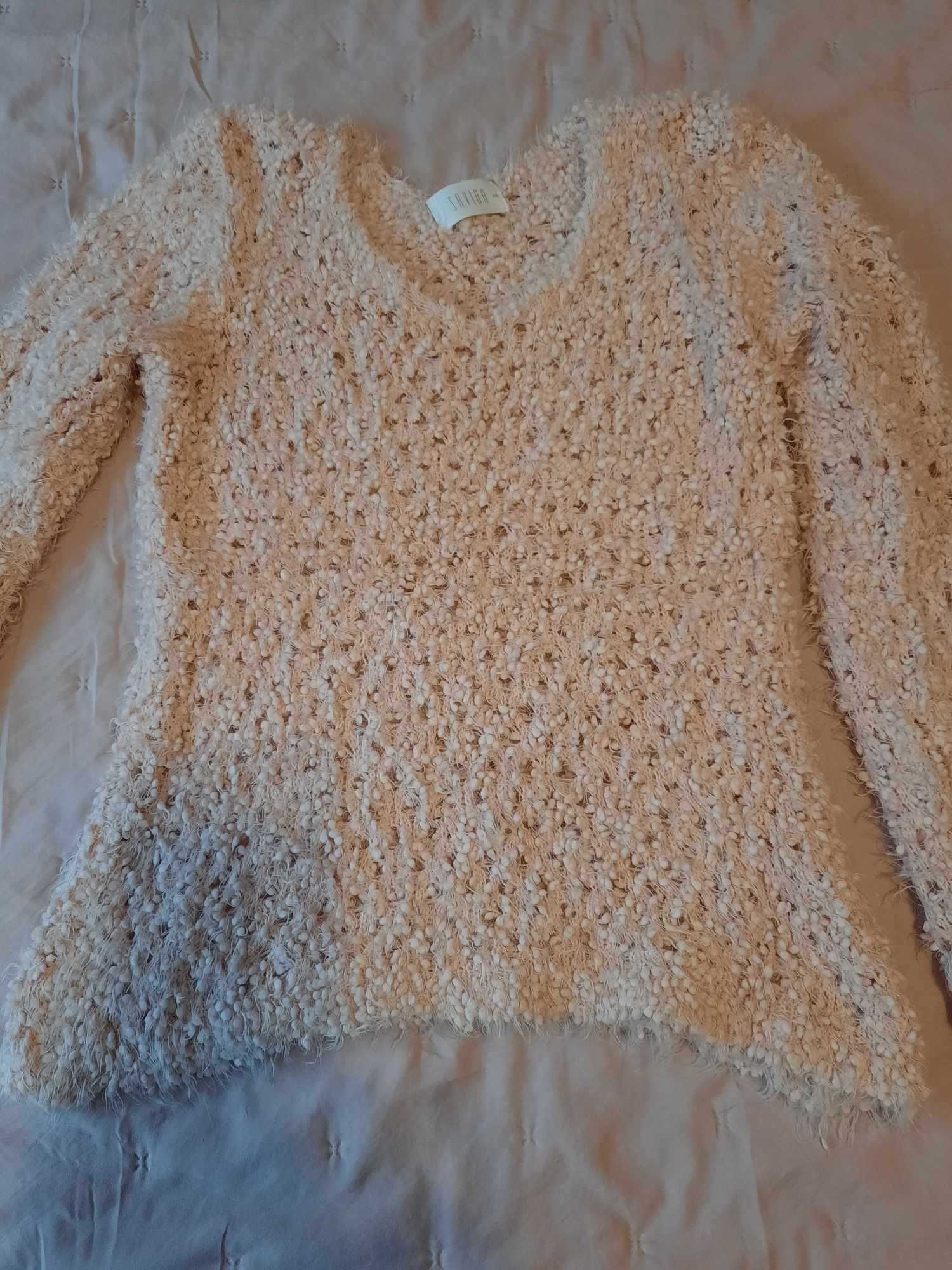 Sweter Savior M pudrowy róż