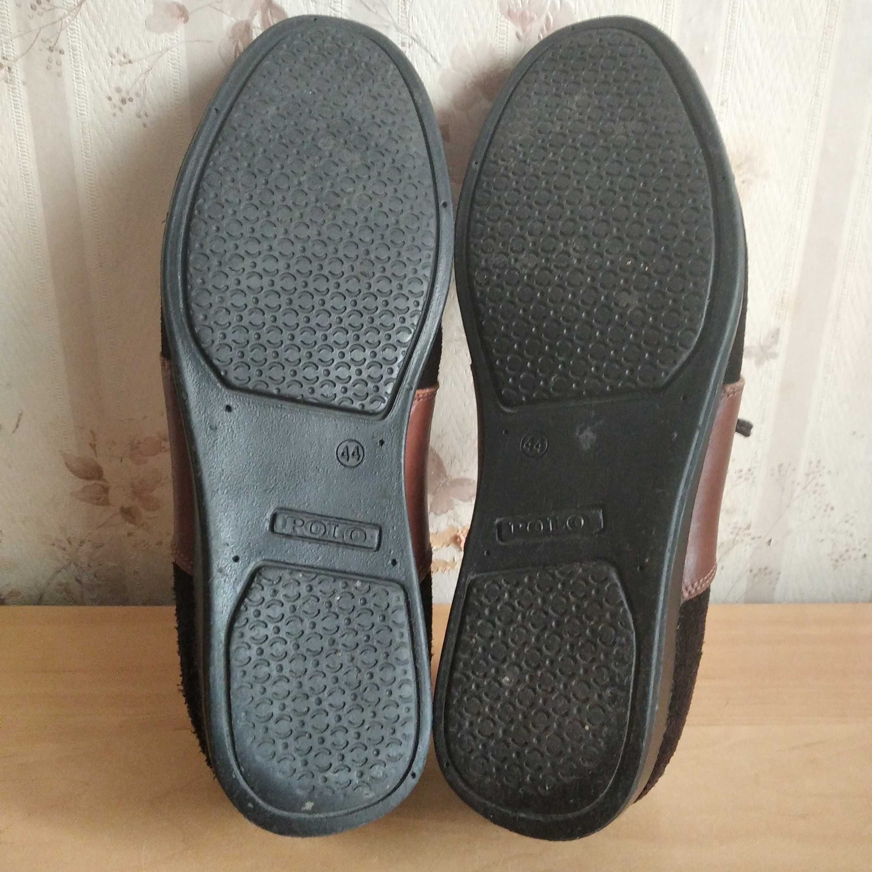 Półbuty męskie żeglarskie POLO MIXSHOES skóra naturalna roz.eu-44