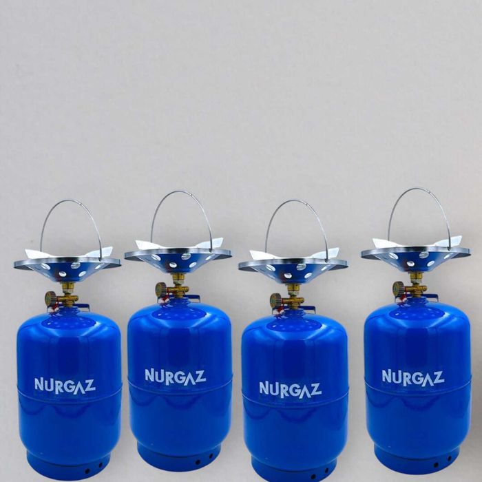 Газовый баллон конфорка горелка NURGAZ 12л газа есть разные комплекты