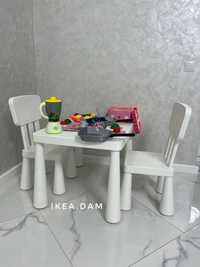 детская мебель Ikea Mammut  набор детский стол+стул дитячий стіл