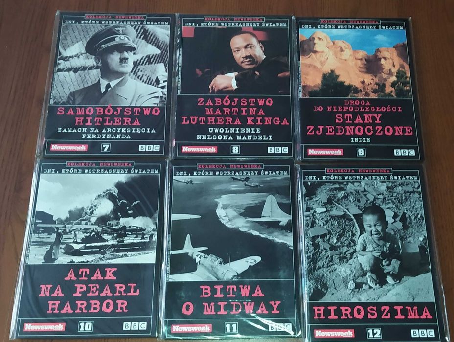 Nowa  Kolekcja Newsweeka 25 płyt DVD Dni Które Wstrząsnęły Światem