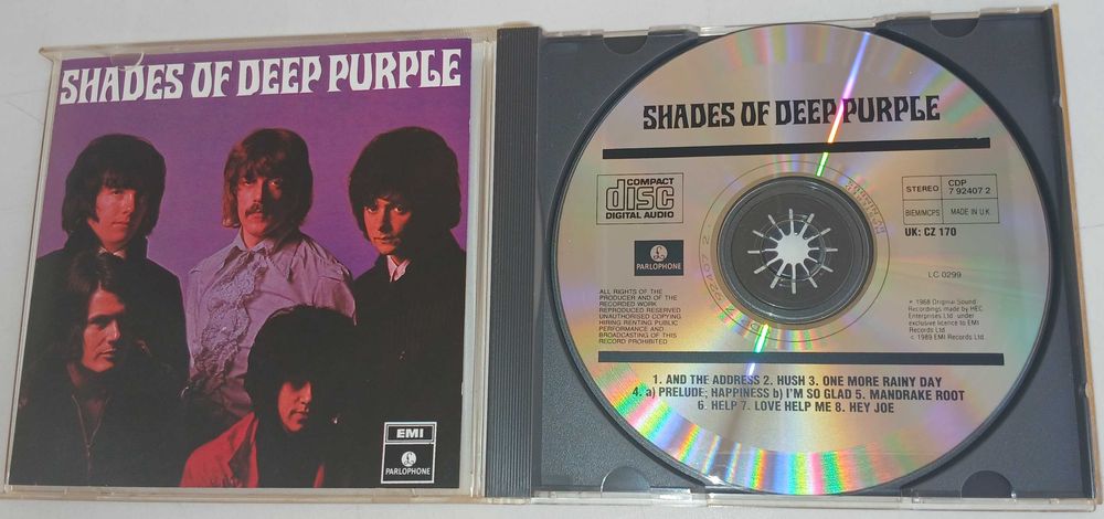 Deep Purple Shades Of Deep Purple wyd 1sze  UK  jak nowa