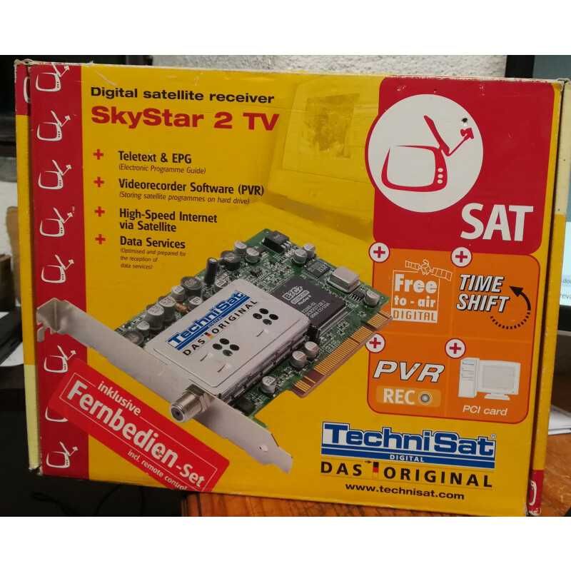 Skystar DVB-C e DVB-S placa de captura PCI