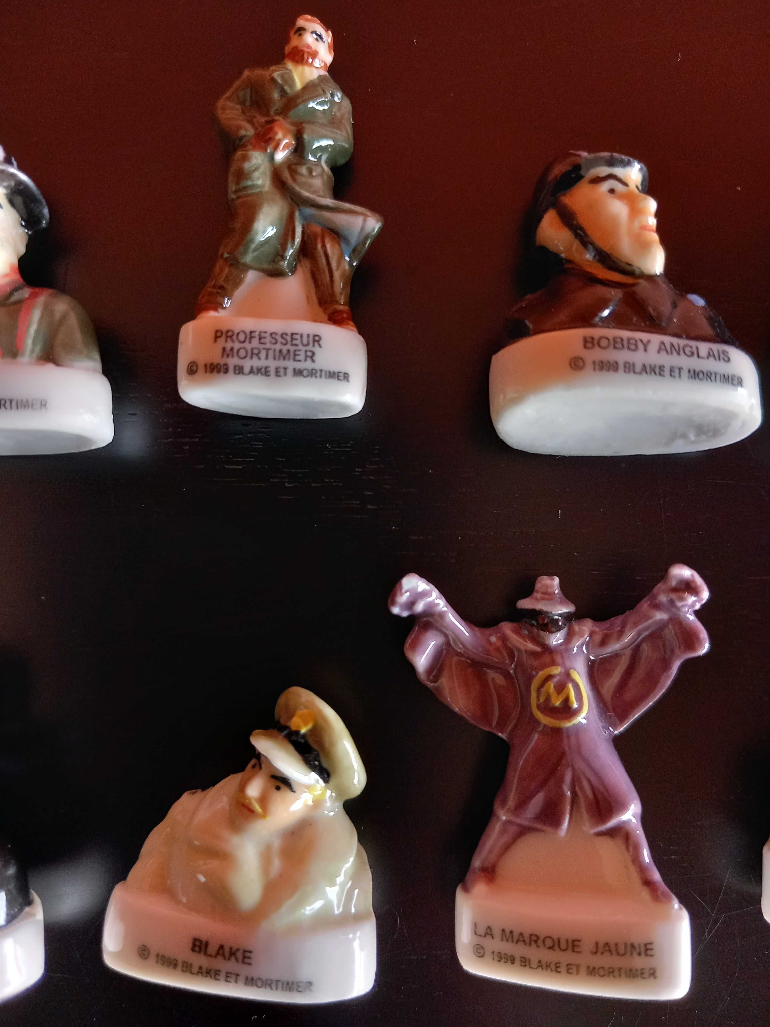 Coleção completa de 12 figuras Blake e Mortimer