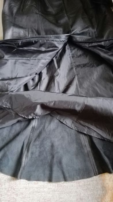 Płaszcz damski skóra