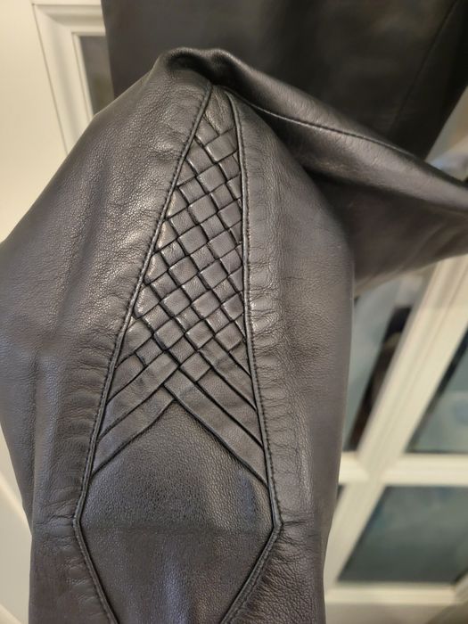 Кожаные брюки женские