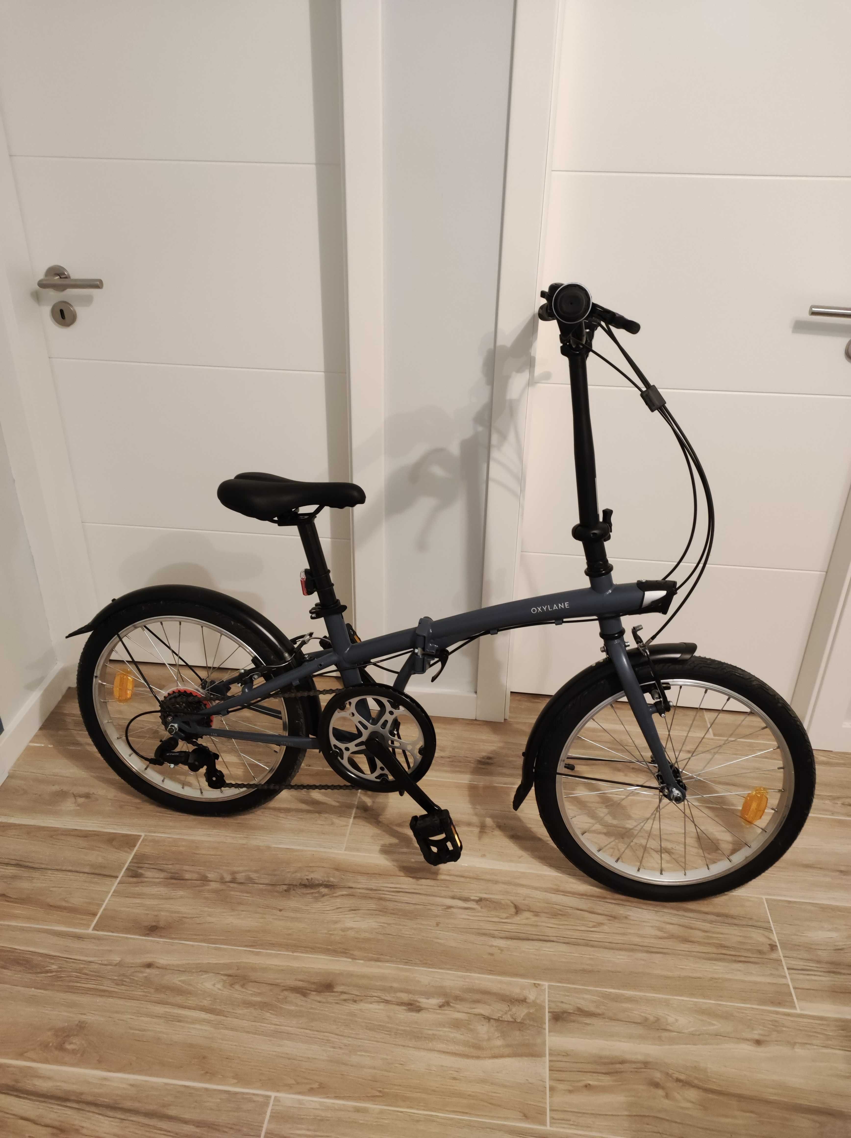 Bicicleta dobrável - FOLD 120 CINZENTO OXYLANE