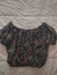 Blusa fluida ombros S