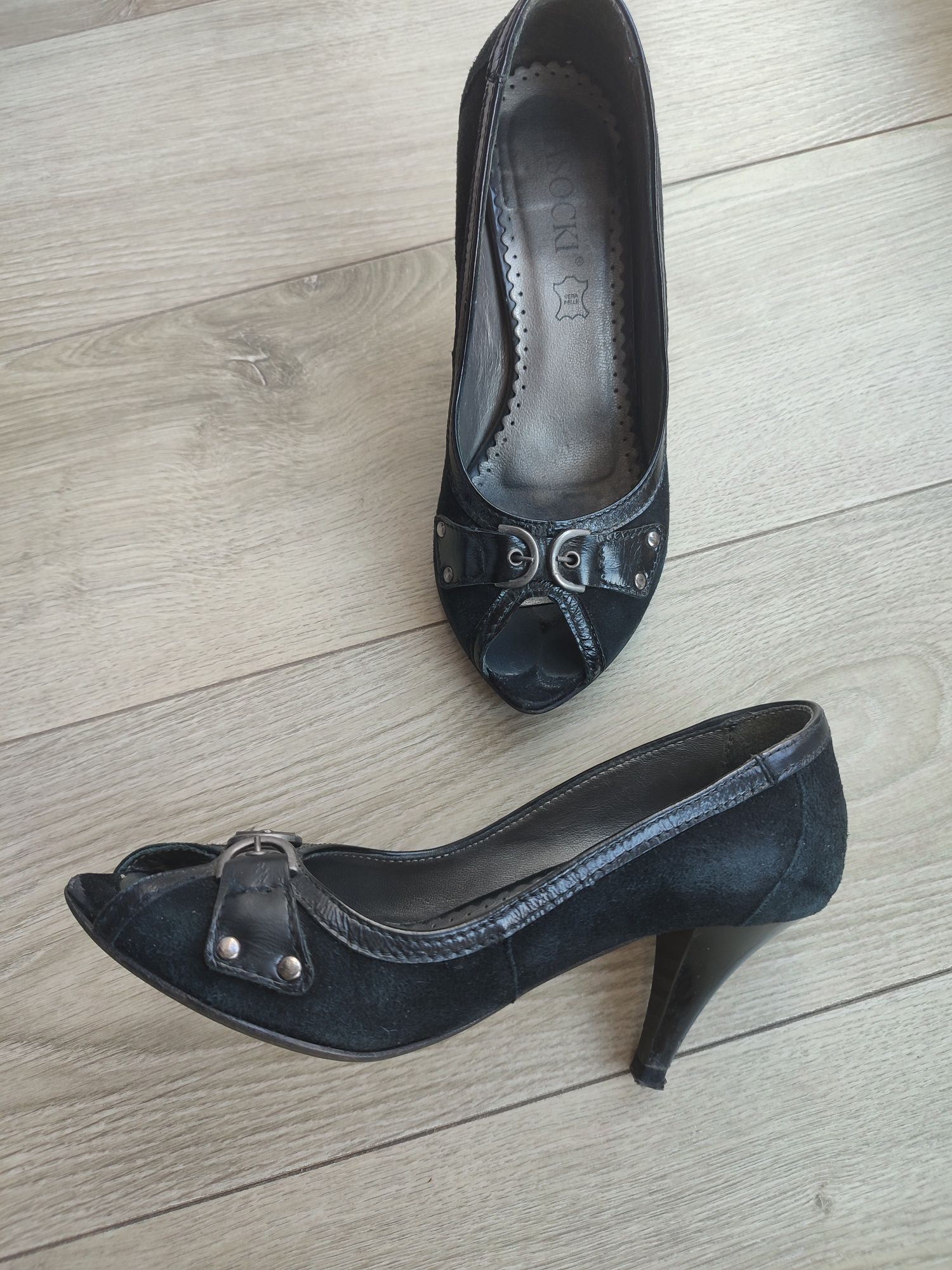 2x buty zimowe kozaki botki, szpilki Lasocki CCC rozmiar 35