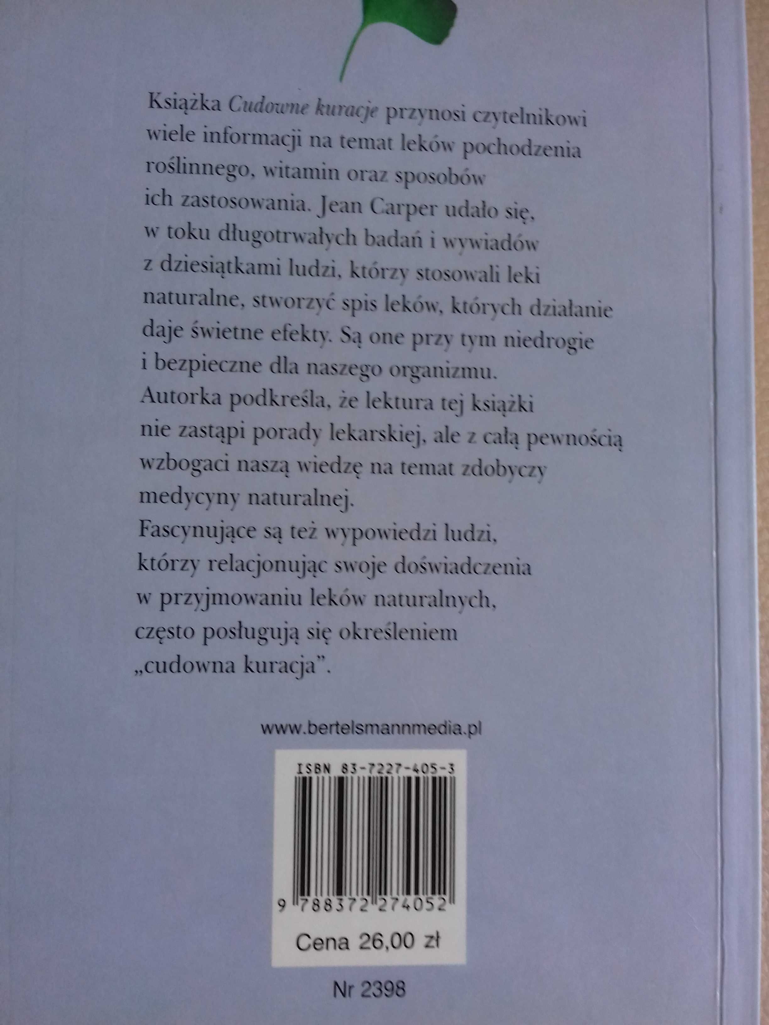 Cudowne kuracje Jean Carper